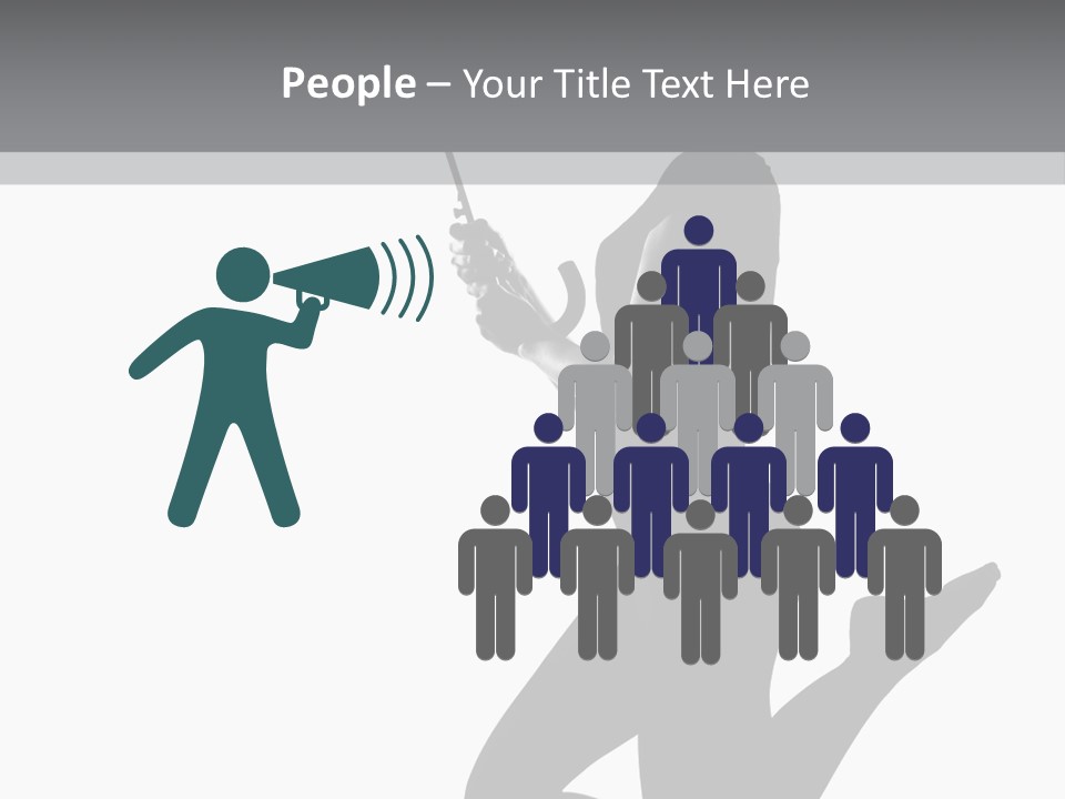 Studio Female Grayscale PowerPoint Template