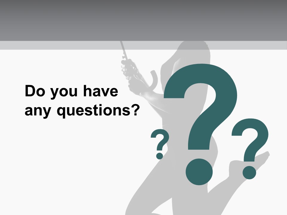 Studio Female Grayscale PowerPoint Template