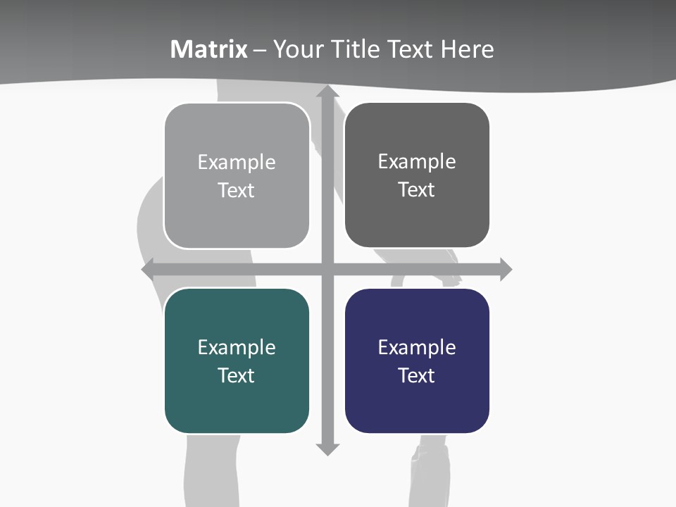 Girly Femininity Black PowerPoint Template