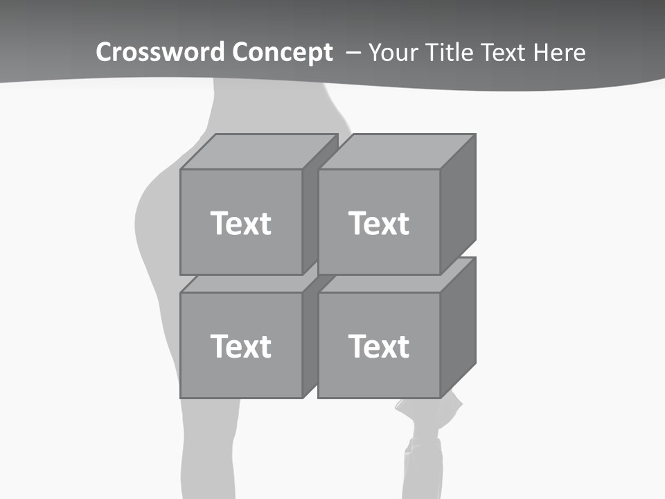 Girly Femininity Black PowerPoint Template