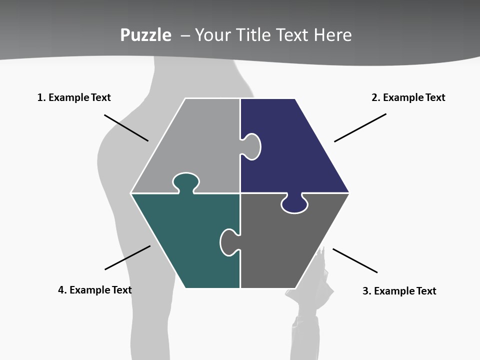 Girly Femininity Black PowerPoint Template