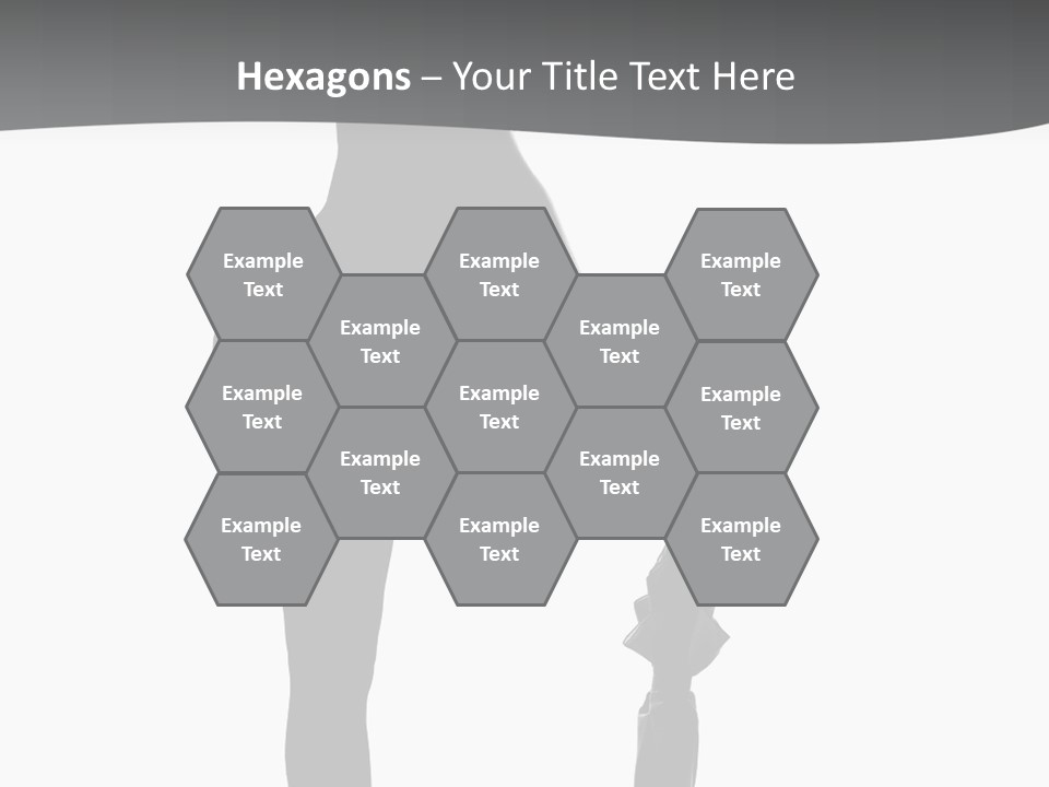 Girly Femininity Black PowerPoint Template