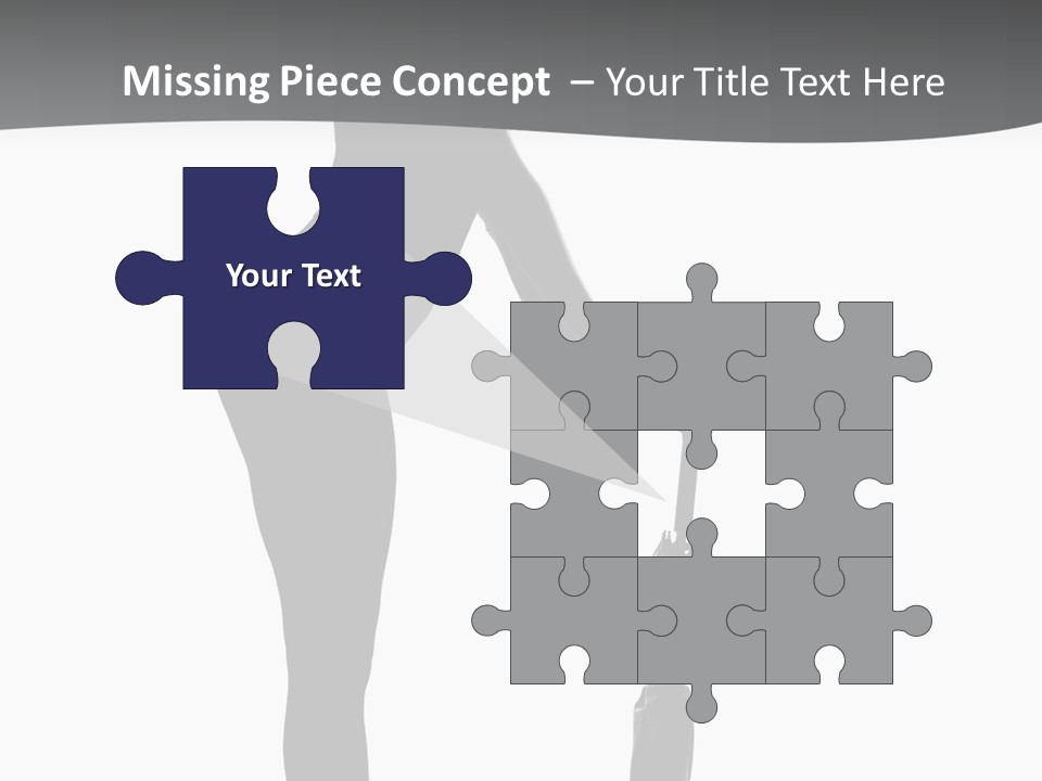 Girly Femininity Black PowerPoint Template