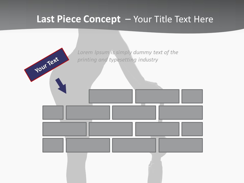 Girly Femininity Black PowerPoint Template