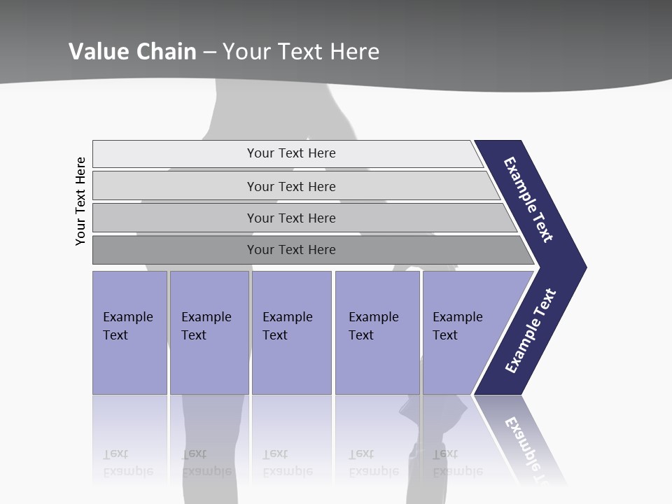 Girly Femininity Black PowerPoint Template