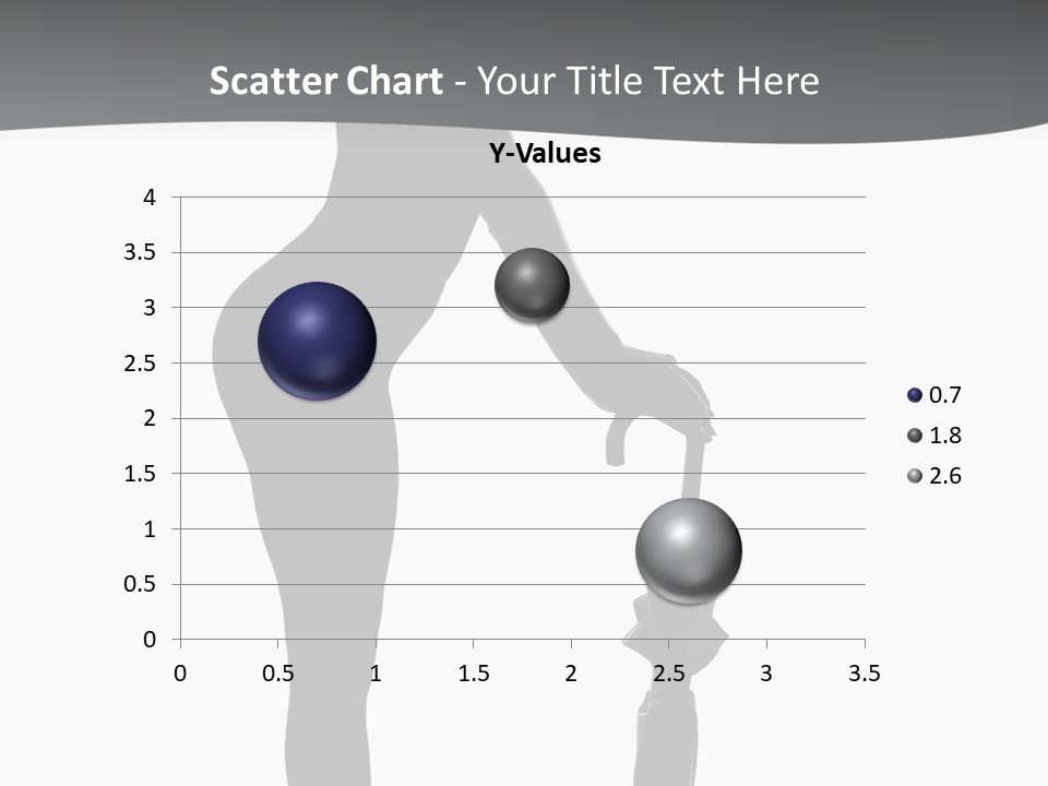 Girly Femininity Black PowerPoint Template