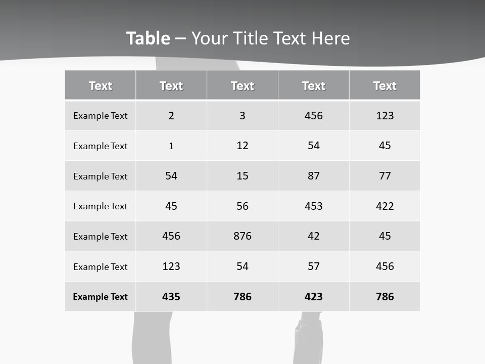 Girly Femininity Black PowerPoint Template