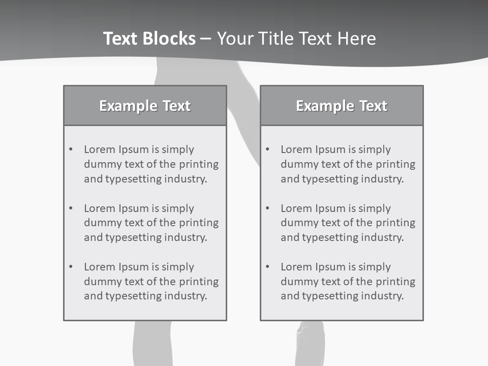 Girly Femininity Black PowerPoint Template