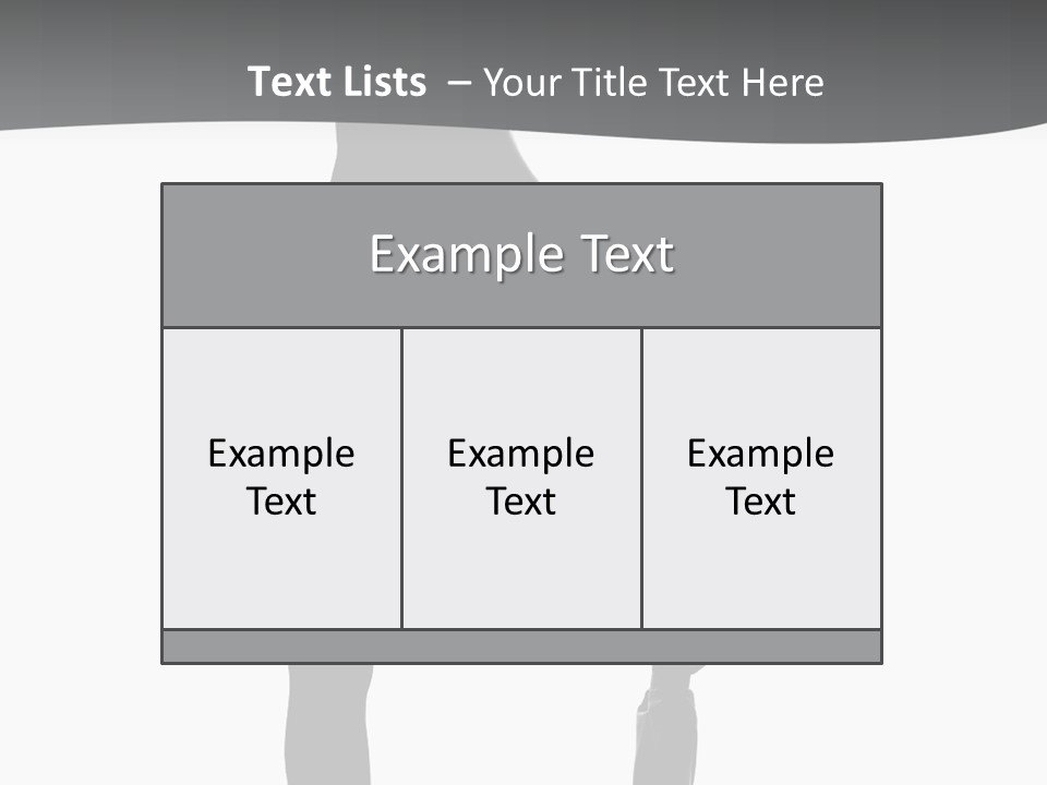 Girly Femininity Black PowerPoint Template