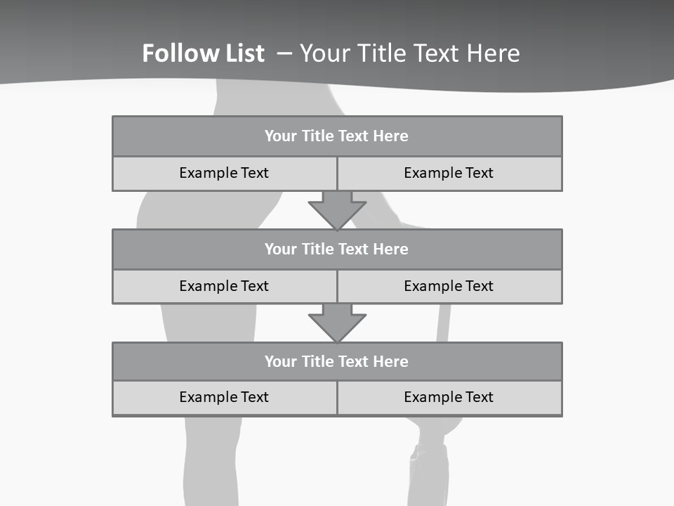 Girly Femininity Black PowerPoint Template