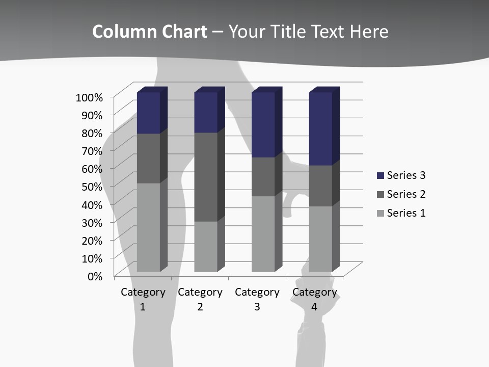 Girly Femininity Black PowerPoint Template