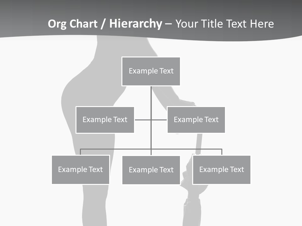 Girly Femininity Black PowerPoint Template