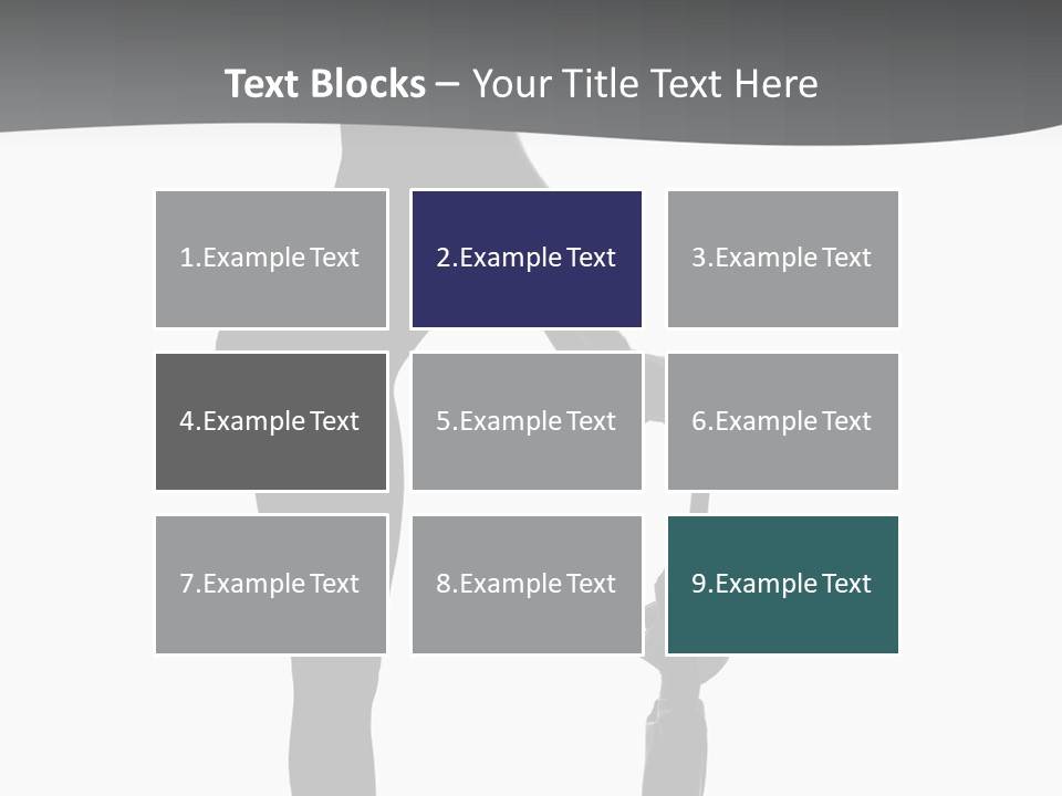 Girly Femininity Black PowerPoint Template