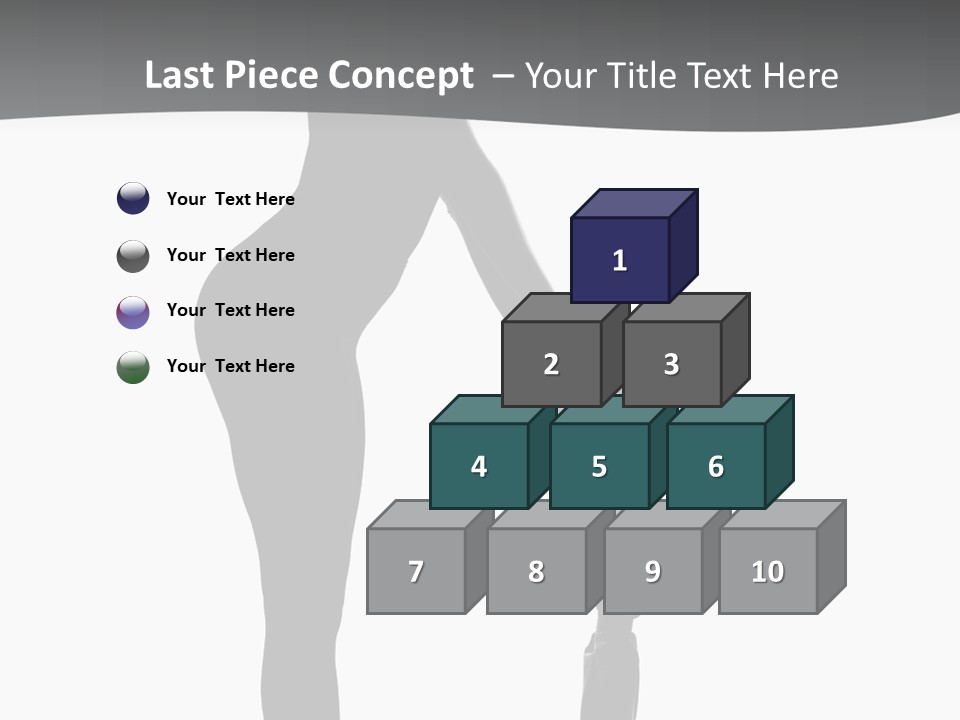 Girly Femininity Black PowerPoint Template