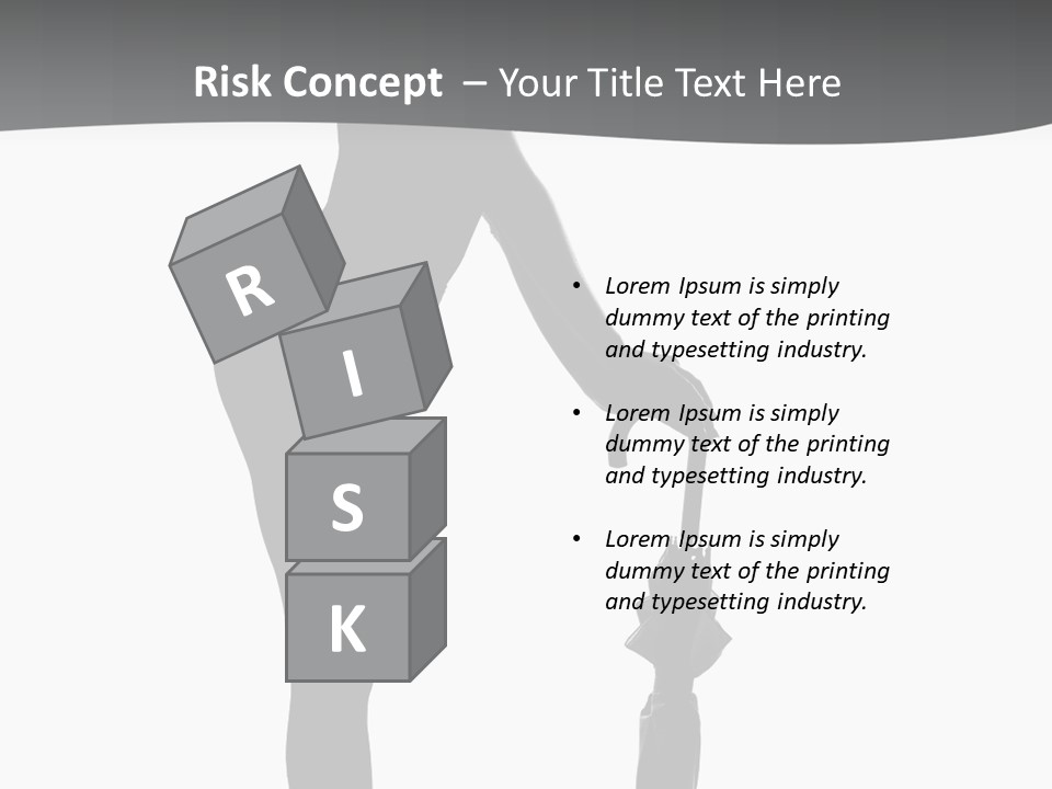 Girly Femininity Black PowerPoint Template