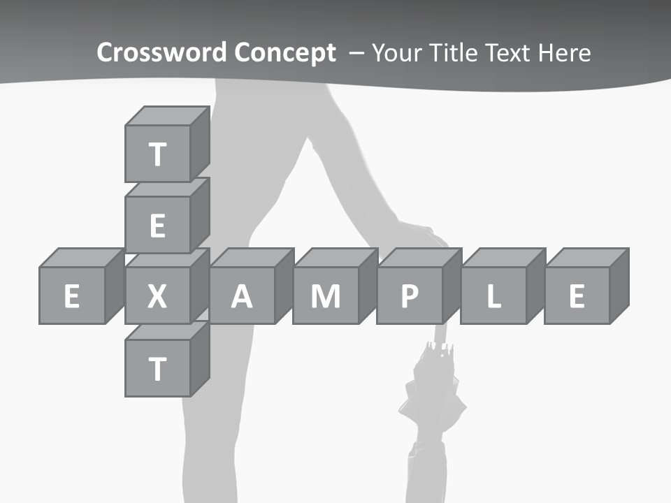 Girly Femininity Black PowerPoint Template