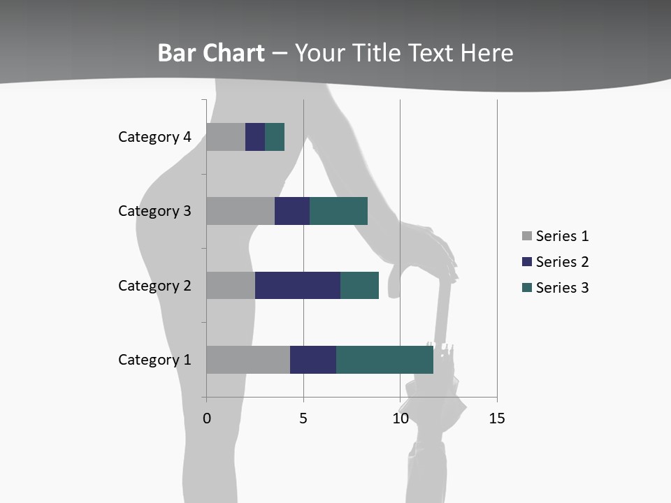 Girly Femininity Black PowerPoint Template