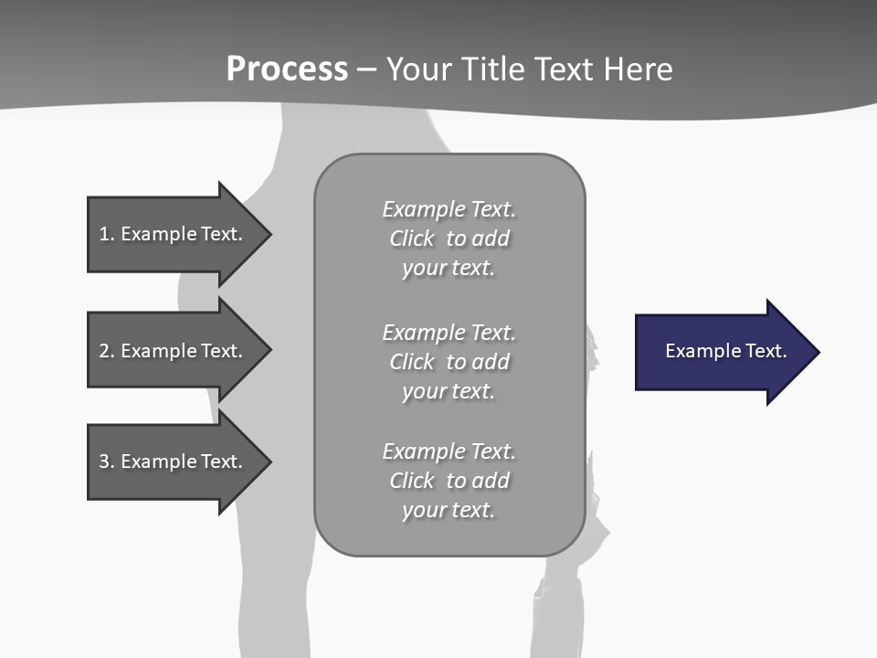 Girly Femininity Black PowerPoint Template