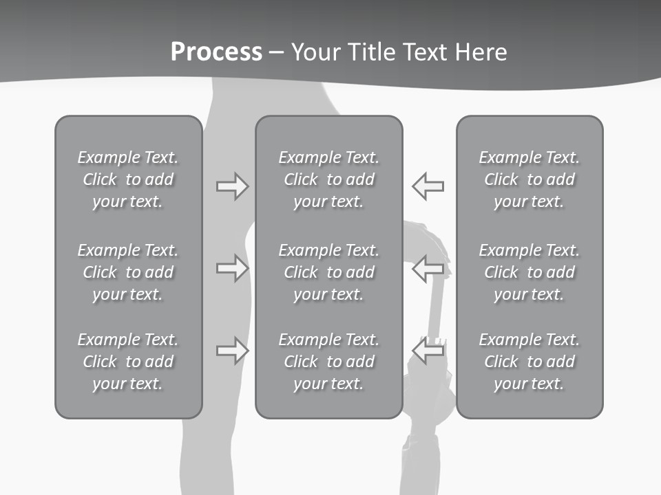 Girly Femininity Black PowerPoint Template