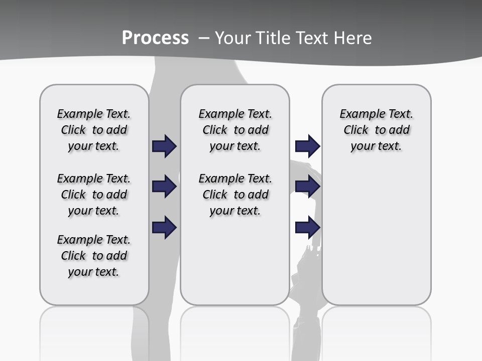 Girly Femininity Black PowerPoint Template