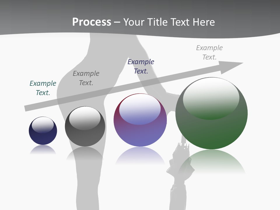 Girly Femininity Black PowerPoint Template