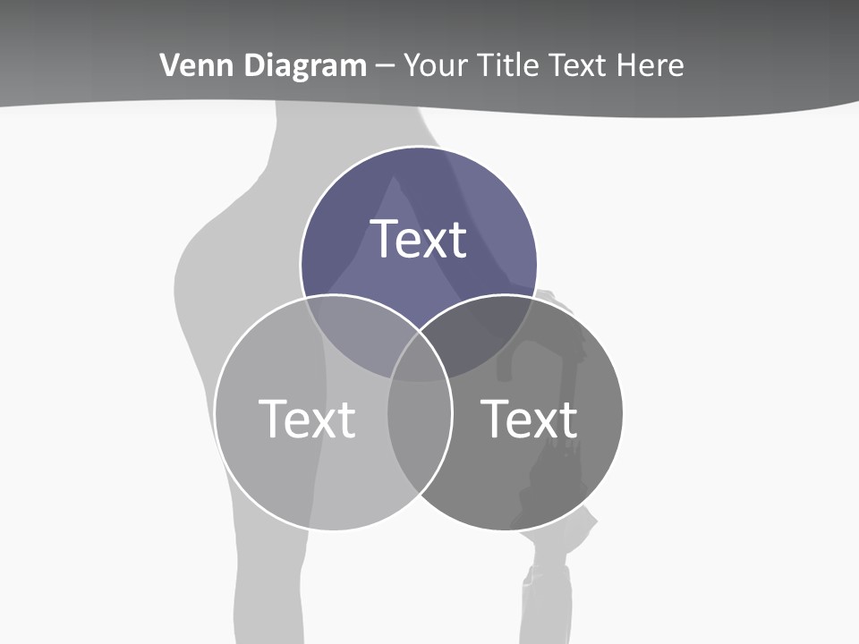 Girly Femininity Black PowerPoint Template