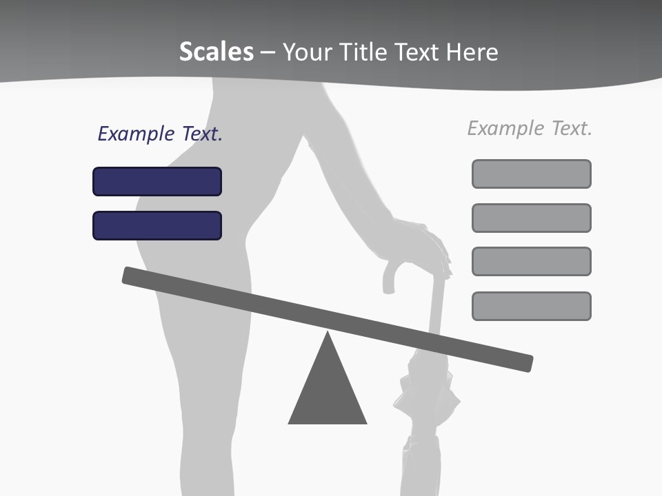 Girly Femininity Black PowerPoint Template