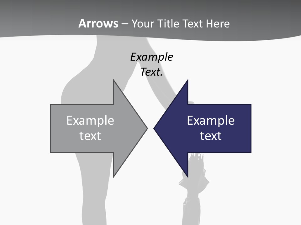 Girly Femininity Black PowerPoint Template