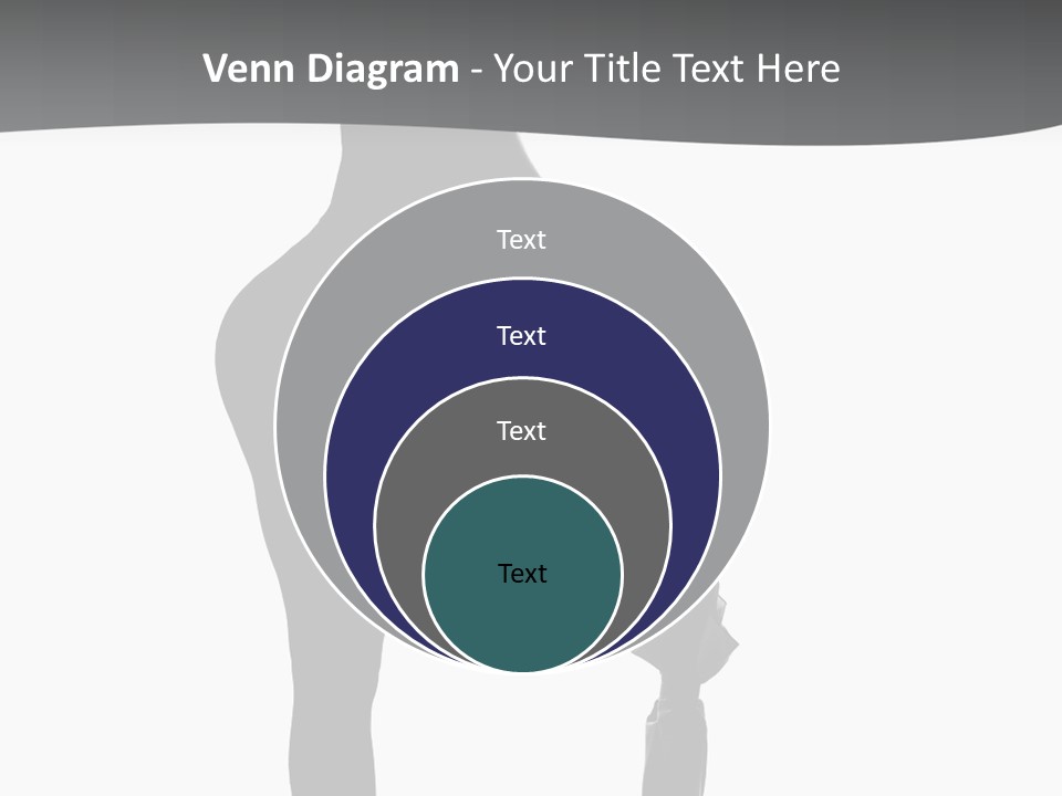 Girly Femininity Black PowerPoint Template