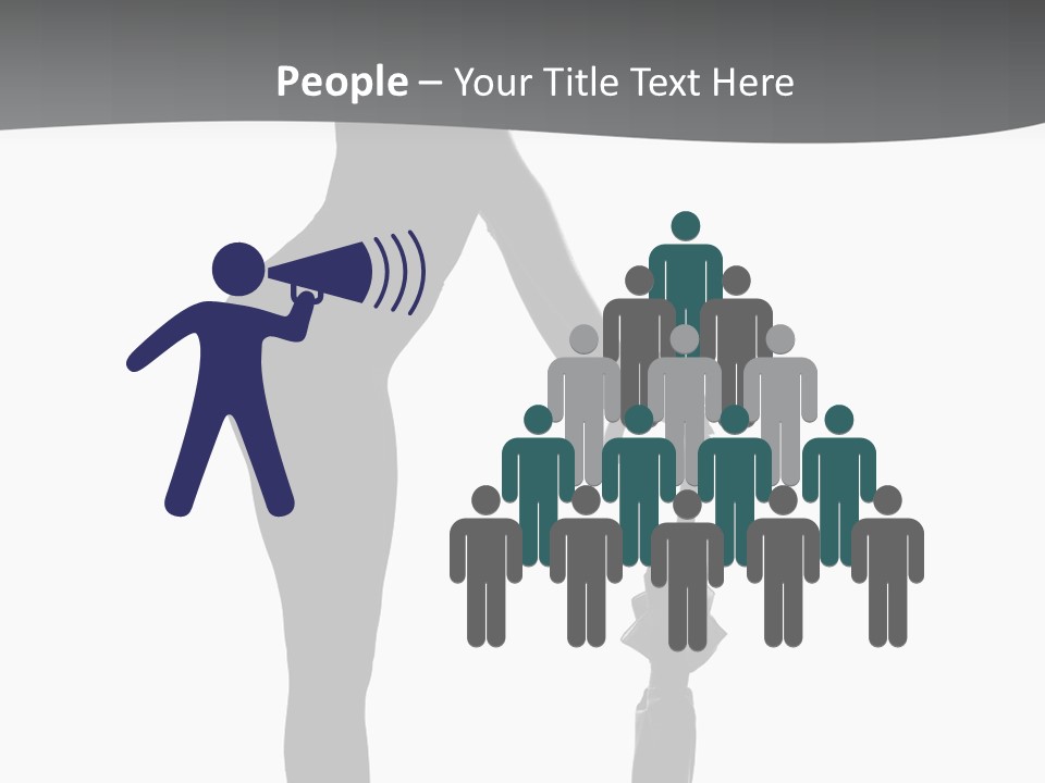 Girly Femininity Black PowerPoint Template