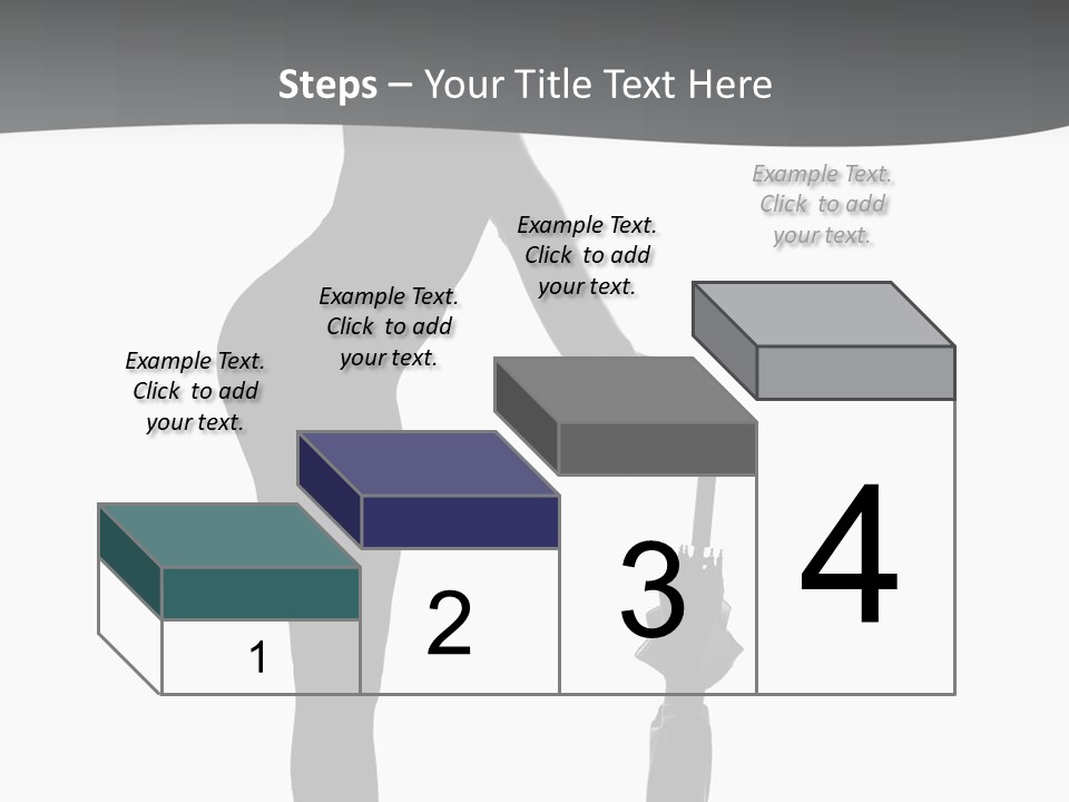 Girly Femininity Black PowerPoint Template