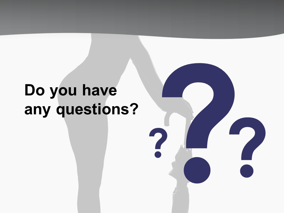 Girly Femininity Black PowerPoint Template