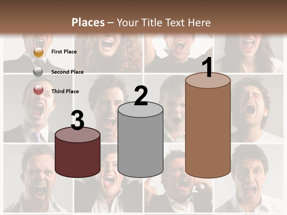 Girl Tense Anger PowerPoint Template