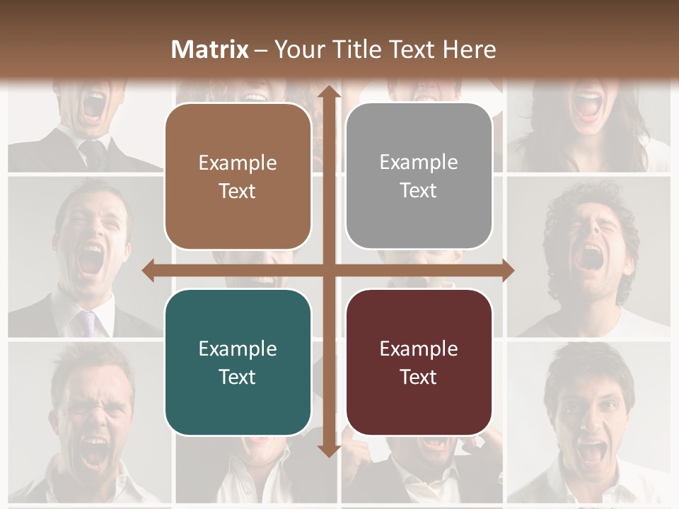 Girl Tense Anger PowerPoint Template