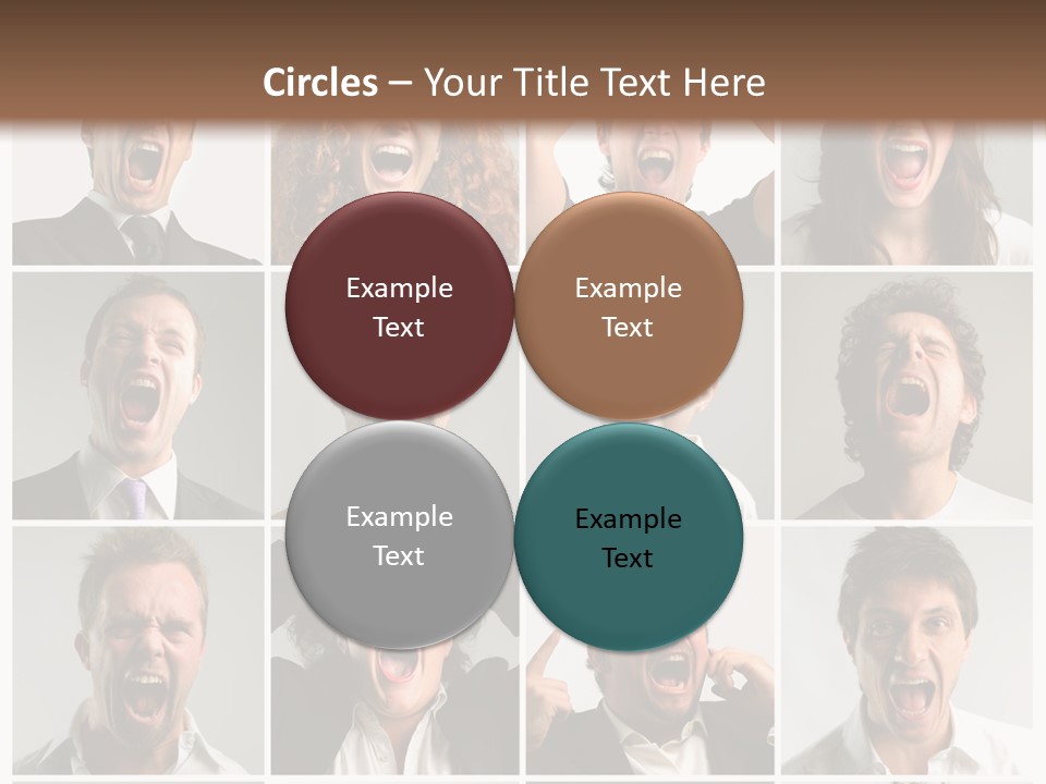 Girl Tense Anger PowerPoint Template