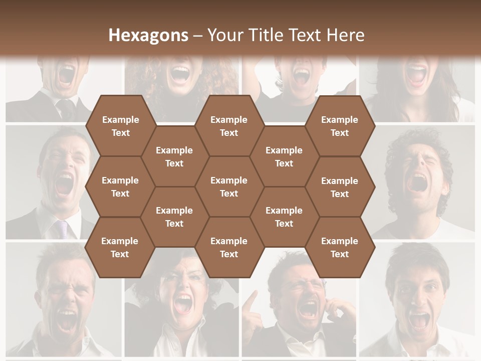 Girl Tense Anger PowerPoint Template