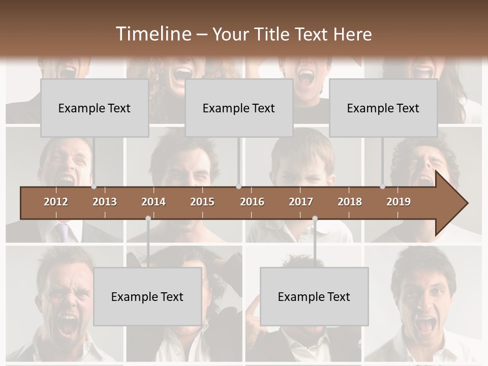 Girl Tense Anger PowerPoint Template
