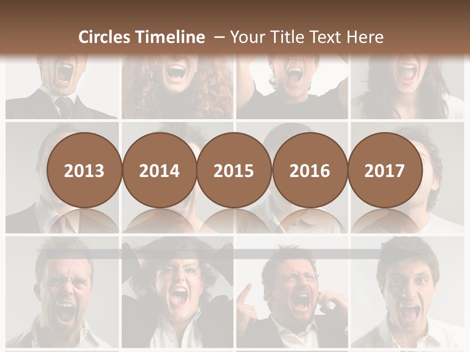 Girl Tense Anger PowerPoint Template