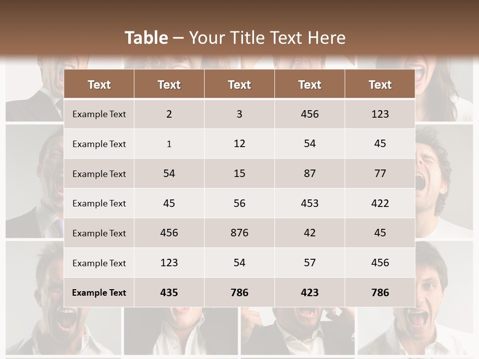 Girl Tense Anger PowerPoint Template