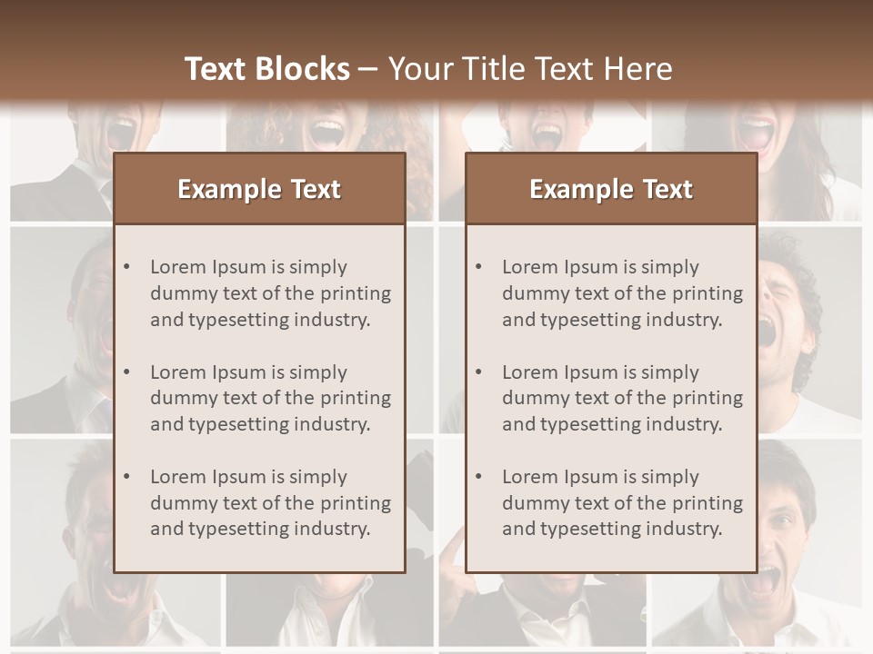 Girl Tense Anger PowerPoint Template