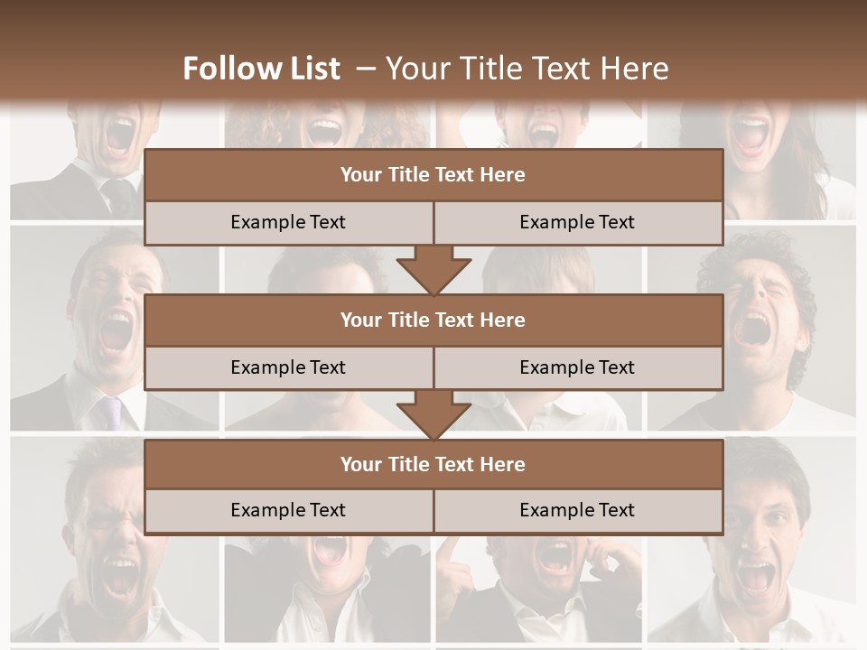 Girl Tense Anger PowerPoint Template