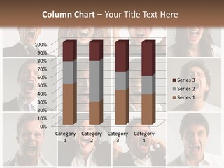 Girl Tense Anger PowerPoint Template