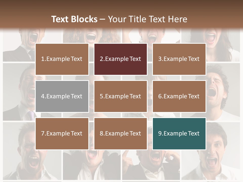 Girl Tense Anger PowerPoint Template