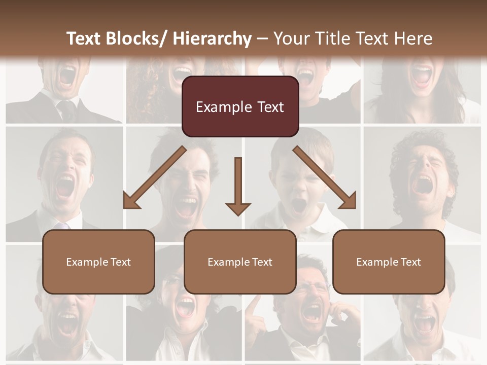 Girl Tense Anger PowerPoint Template