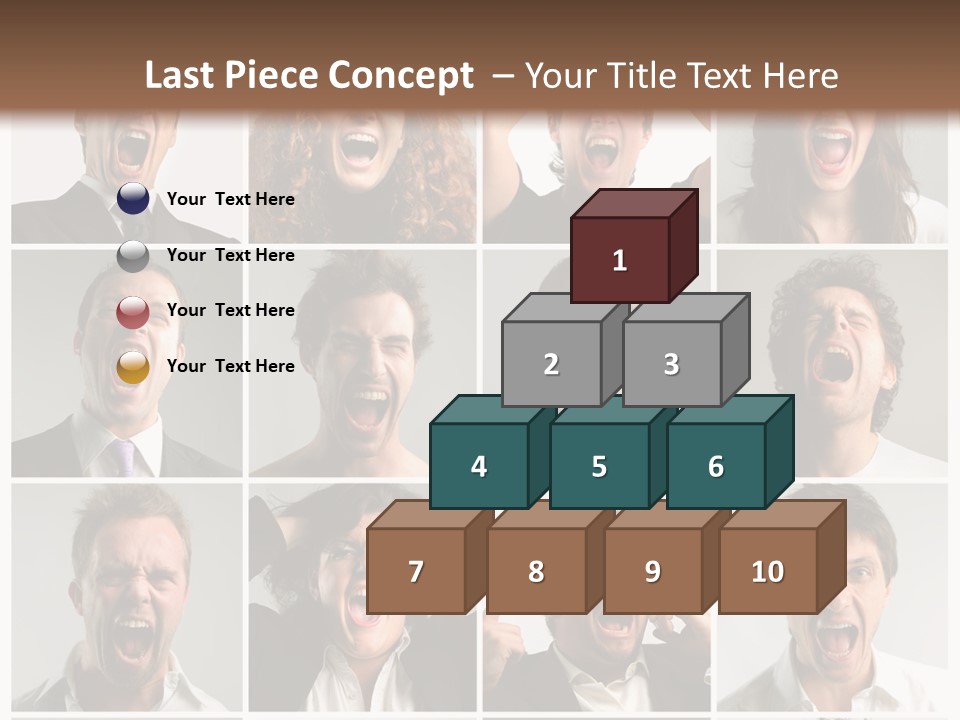 Girl Tense Anger PowerPoint Template