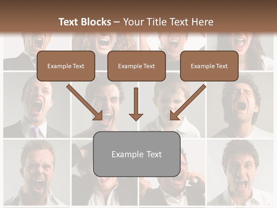 Girl Tense Anger PowerPoint Template