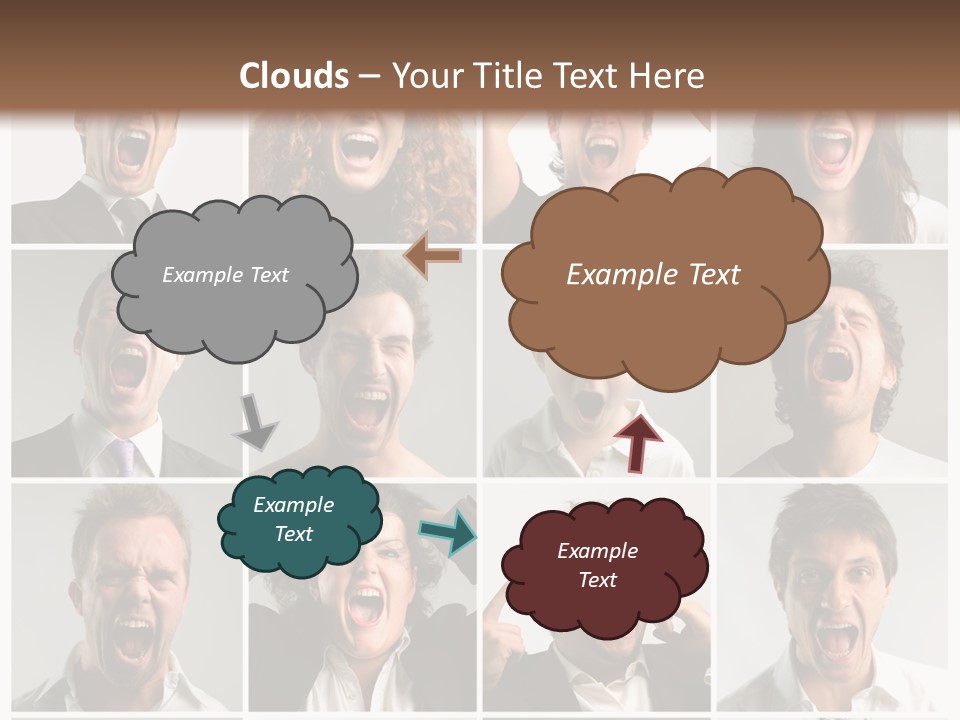 Girl Tense Anger PowerPoint Template