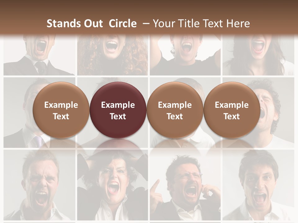 Girl Tense Anger PowerPoint Template