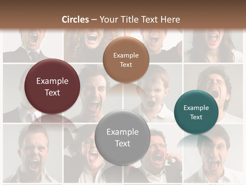 Girl Tense Anger PowerPoint Template