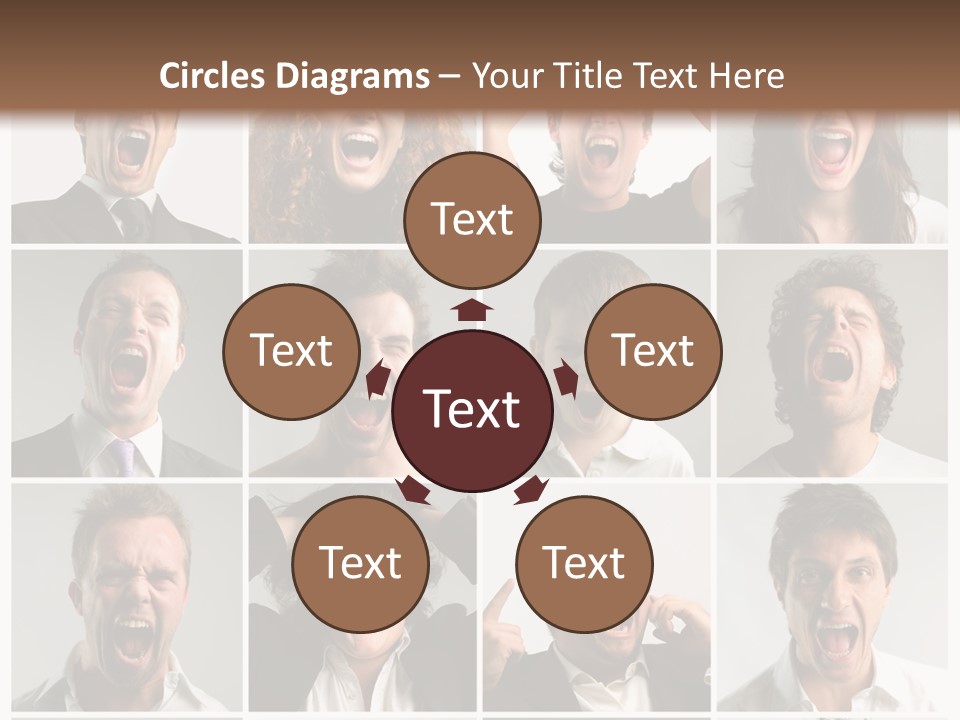 Girl Tense Anger PowerPoint Template